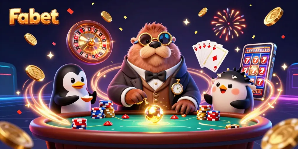 Experience thrilling poker action with Fa bet in this vibrant underwater casino scene.