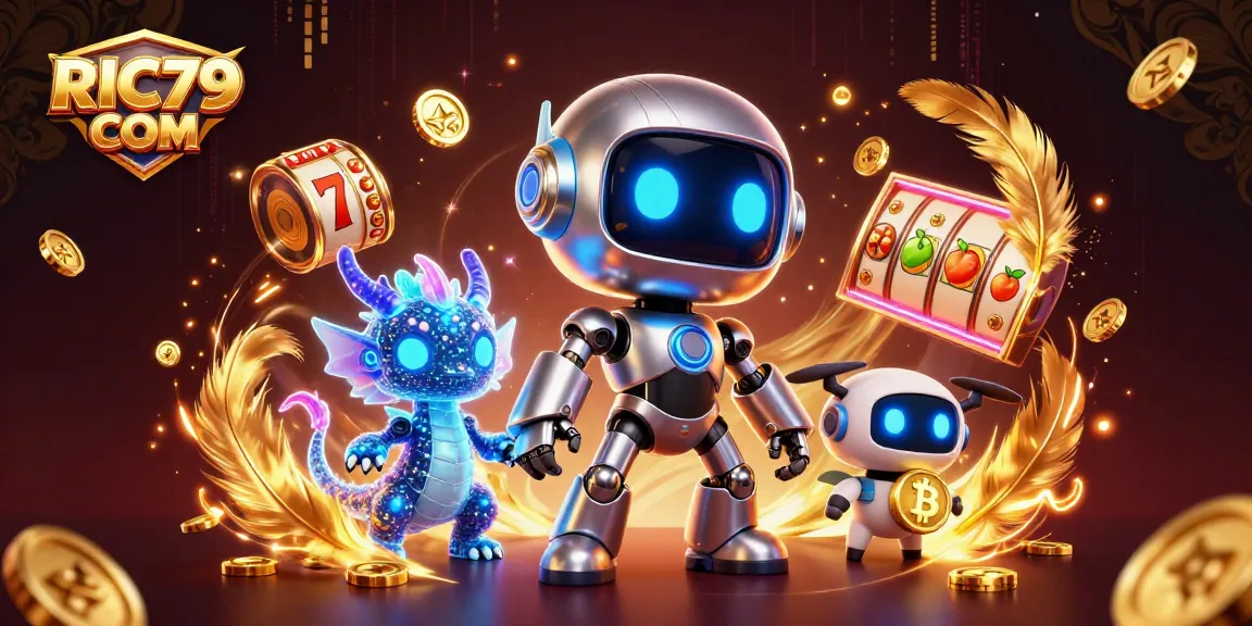 Engage with exciting games at RIC79 COM featuring colorful characters in a vibrant casino scene.