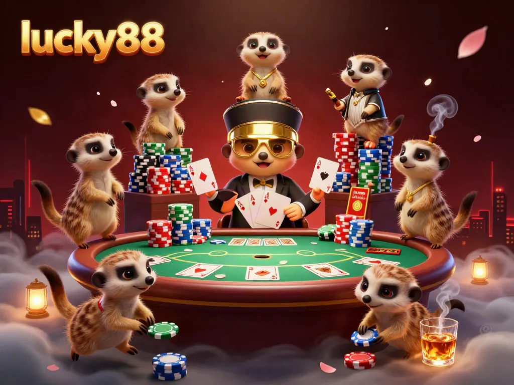Engage with exciting casino operations at lucky88, a lively meerkat gaming scene full of poker action.